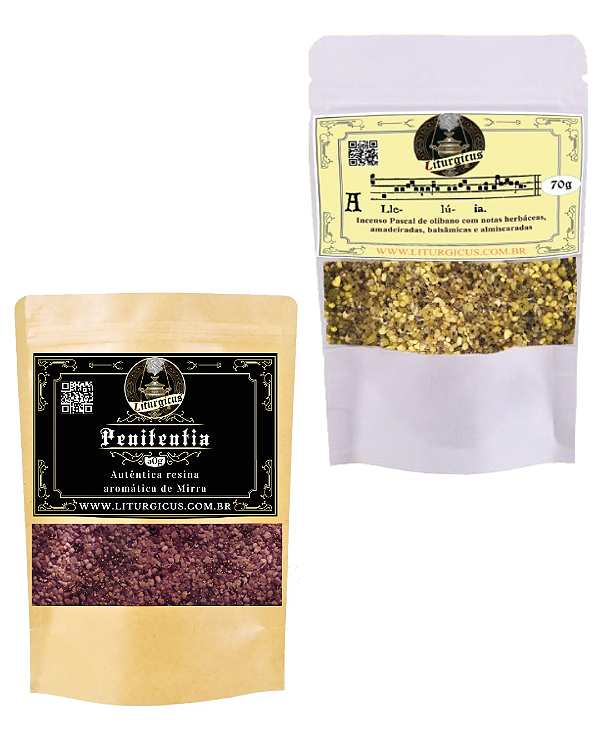 Combo Comemorativo Paixão e Ressurreição- Incensos Especiais de Quaresma e Páscoa