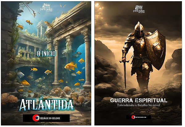 Conjunto com os 2 Livros ( Guerra Espiritual   /  O Início - Atlântida )