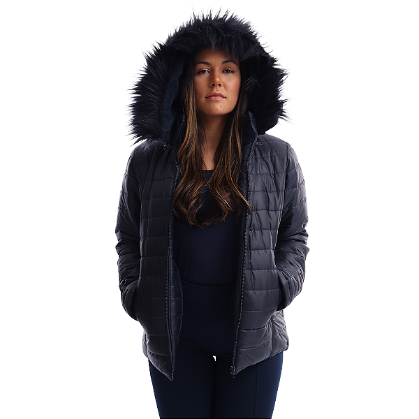 Jaqueta Fibra Capuz Removível