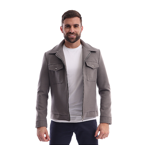 Jaqueta de Lã Masculino Empresarial