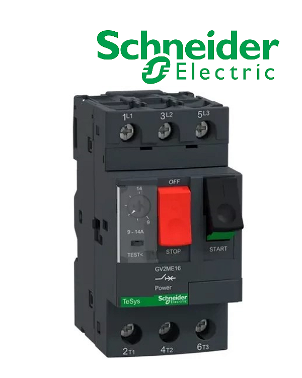 Disjuntor motor tripolar - GV2ME16