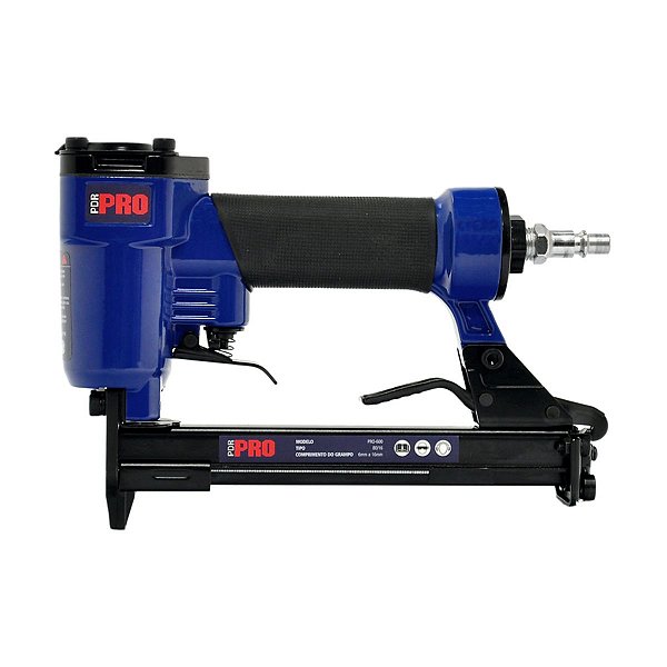 Grampeador Pneumático PDR PRO-600 6-16mm 100 Grampos