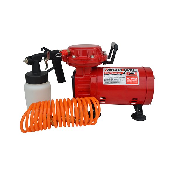 Compressor de Ar Direto Portátil 1,3HP Jetmil Bivolt Motomil