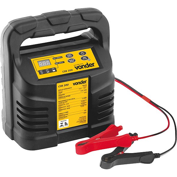 Carregador Inteligente de Bateria 12V CIB 200 Vonder