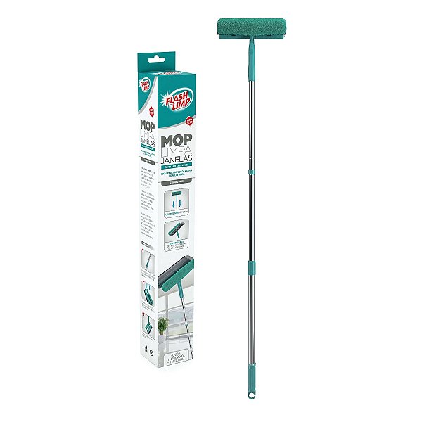 Mop Limpa Janelas com Cabo Extensível MOP6071 Flash Limp