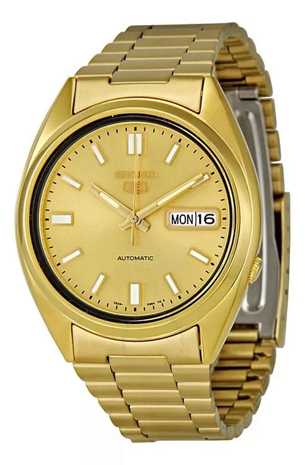 Relógio Seiko Dourado | Automático | SNXS80B1