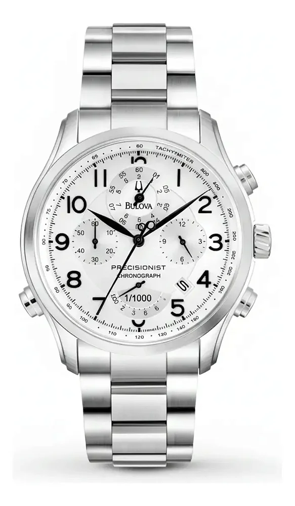 Relógio Bulova Precisionist Cronógrafo Prata 96B183 WB31747Q