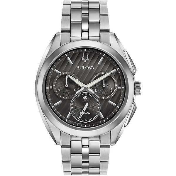 Relógio Bulova Curv Cronógrafo Quartz Preto 96A186