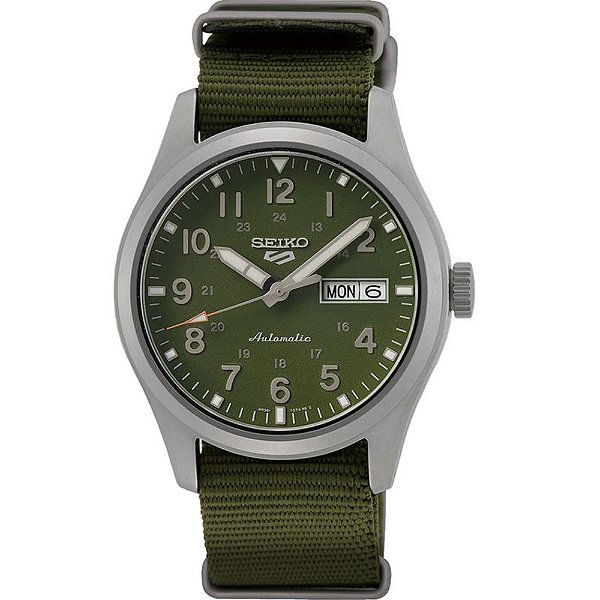 Relógio New SEIKO 5 Masculino Automático Sports Field SRPG33B1 E2SX