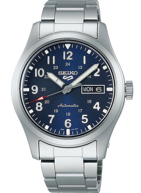 Relógio New SEIKO 5 Masculino Automático Sports Field SRPG29B1