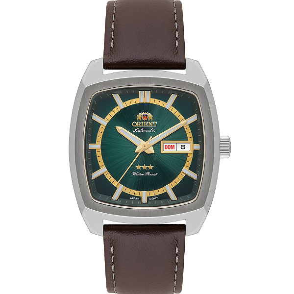 Relógio ORIENT Masculino Automático 3 estrelas F49SC031 E1NX