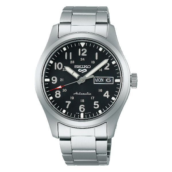 Relógio Seiko 5 Sports Field Automático SRPG27K1 Preto