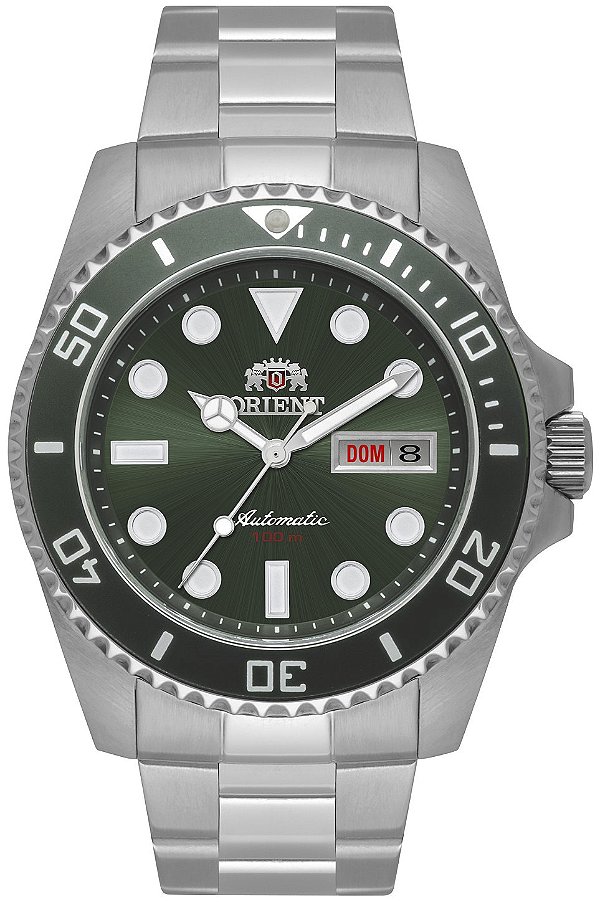 Relógio ORIENT Automático Submariner F49SS027NH Verde HULK