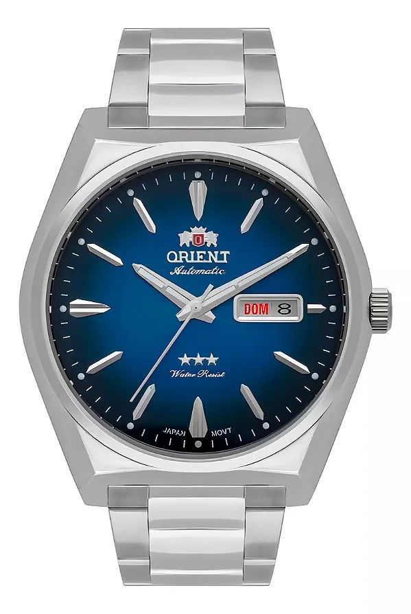 Orient 3 Estrelas Automático F49SS013NH Azul