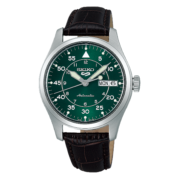 Relógio Seiko 5 Sports Reduced Flieger Automático Verde SRPJ89B1