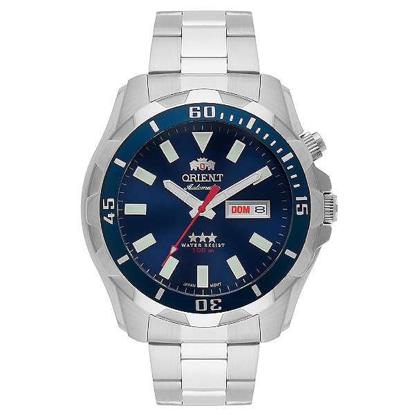 Relógio Orient 3 Estrelas Automático 469SS078NH D1SX