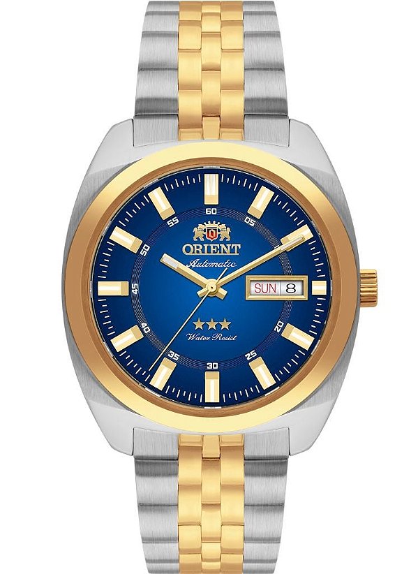 Relógio Orient Heritage Automático 3 Estrelas YN6TT005 D1SK com Vidro de Safira