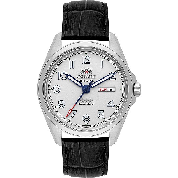 Relógio Orient 3 Estrelas Elegance Automático Branco YN6SC006 S2PX