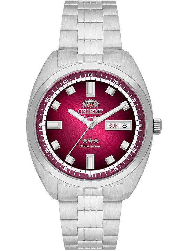 Relógio Orient Heritage Automático 3 Estrelas YN6SS004 W1SX com Vidro de Safira