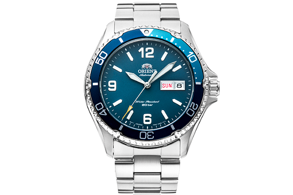 Relógio Orient Mako RA-AA0818L19B Azul – Diver Automático com Vidro de Safira