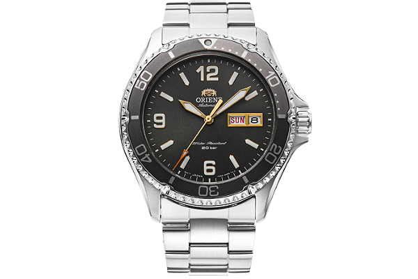 Relógio Orient Mako III RA-AA0819N19B Cinza – Diver Automático com Safira