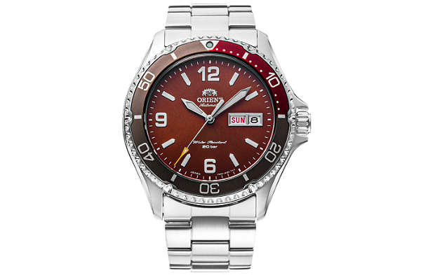Relógio Orient Mako III RA-AA0820R19B Vermelho – Diver Automático com Vidro de Safira