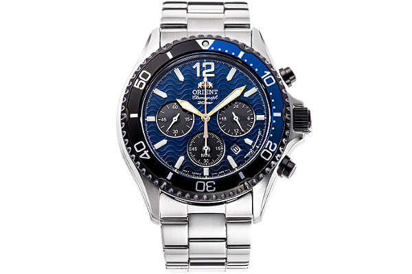 Relógio Orient Mako Solar RA-TX0208L10B Azul – Edição Limitada a 3.000 Unidades