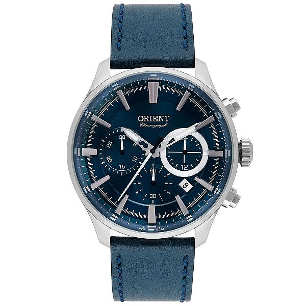 Relógio Orient Cronógrafo Masculino Azul MBSCC051 D1DX