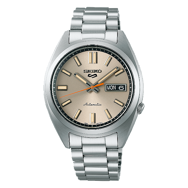 Relógio Seiko 5 Sports Automático SRPK91B1 Champanhe
