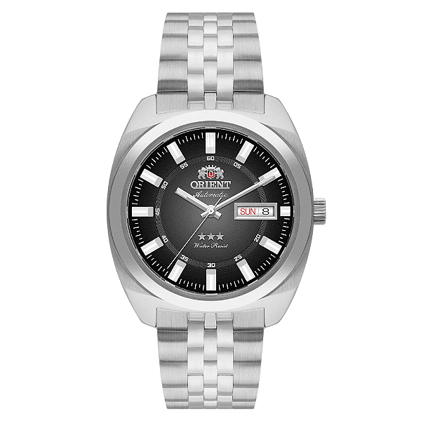 Relógio Orient 3 Estrelas Heritage Automático Preto YN6SS005 P1SX