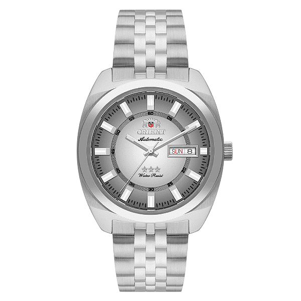 Relógio Orient 3 Estrelas Heritage Automático Prata YN6SS005 S1SX