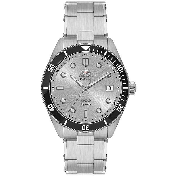 Relógio Orient 3 Estrelas Sport Sea Automático Prata NH3SS016 S1SX