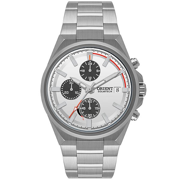 Relógio ORIENT Solartech Cronógrafo MBSSC299 S1SX