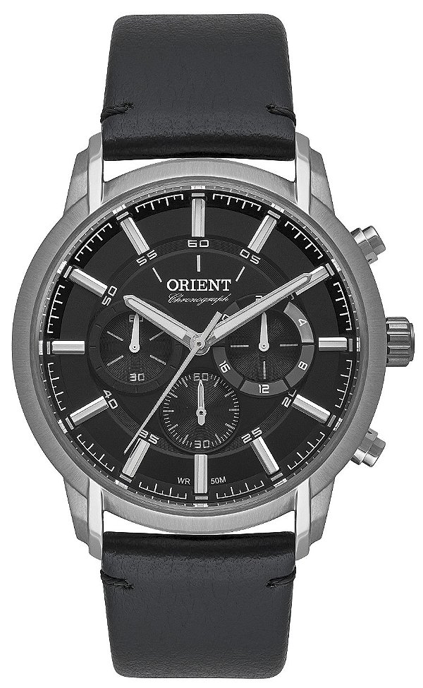 Relógio Orient Cronógrafo Couro Neo Sports MBSCC055 G1PX