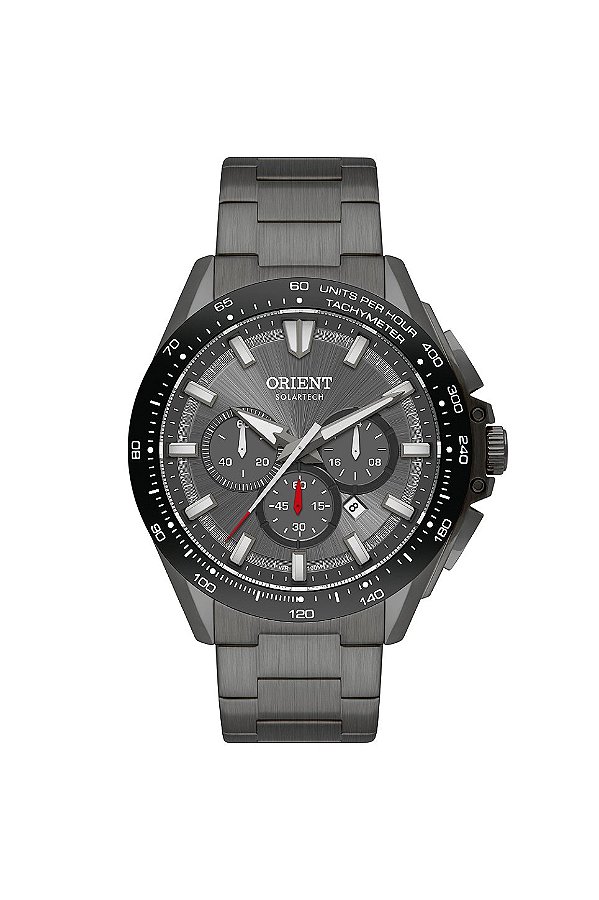 Relógio Orient SolarTech Cronógrafo MYSSC018 G1GX Preto