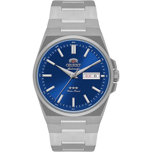 Relógio Orient 3 Estrelas Integrado Automático Azul YN6SS020 D1SX