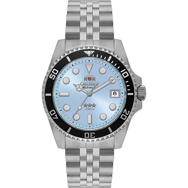 Relógio ORIENT Submariner 39mm Automático YN6SS023 A1SX Azul Celeste