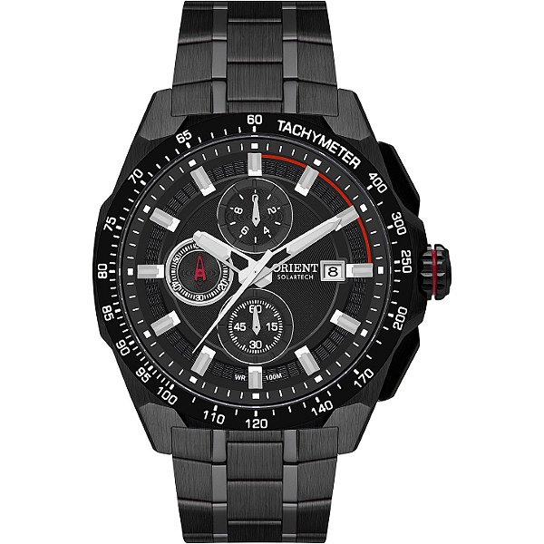 Relógio Orient Solartech Cronógrafo MPSSC041 G1PX Safira 100m