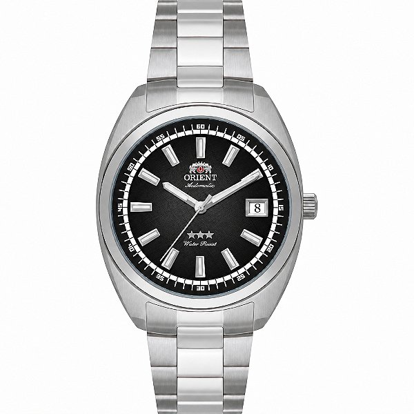 Relógio Orient 3 Estrelas Heritage Automático Preto YN6SS004A P1SX