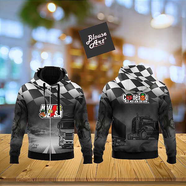 Blusa De Moletom Caminhoneiro Confortável Máfia do Ceasa Conexão Ceasa CA03