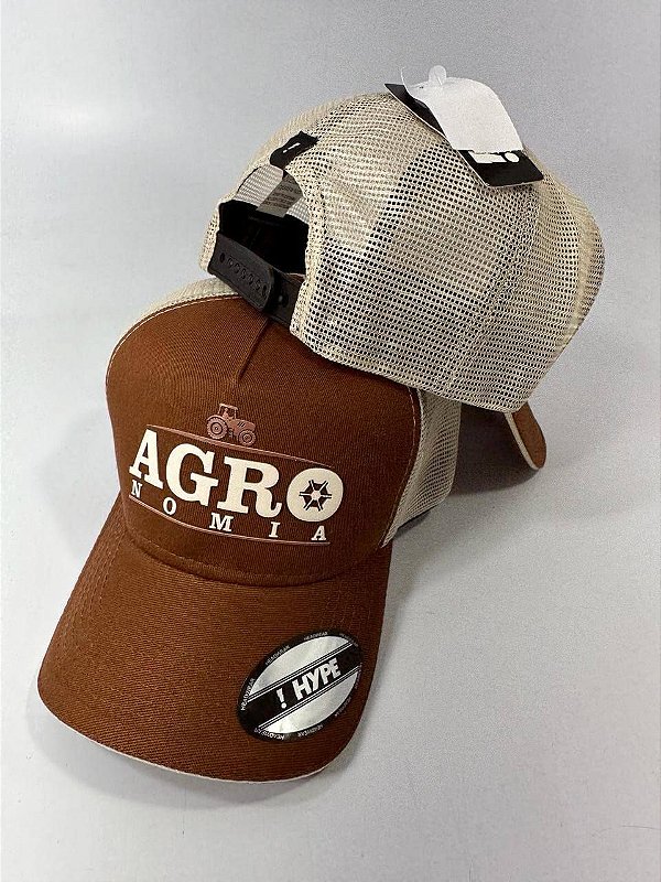 Boné Agro Roça Caramelo Telinha Caipira Country Agronomia