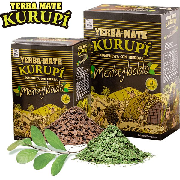 Erva Mate Tereré Kurupí Menta e Boldo 500g