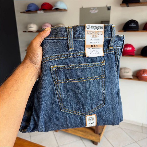 CALÇA CINCH BRONZE ESCURA