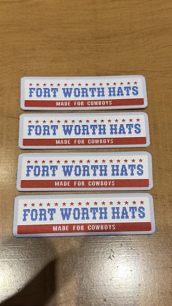 ADESIVO PARA CHAPÉU FORT WORTH 02