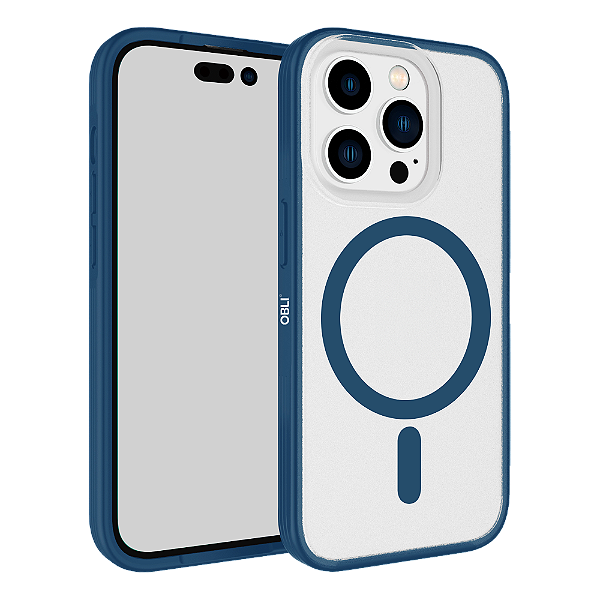 Capa Brave MagSafe iPhone Azul OBLI*