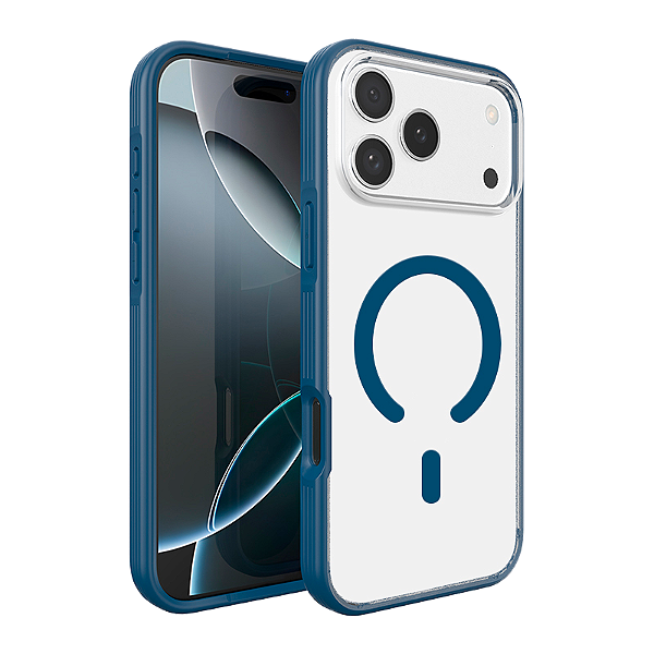 Capa Brave MagSafe iPhone 17 Pro | 17 Pro Max Azul OBLI*