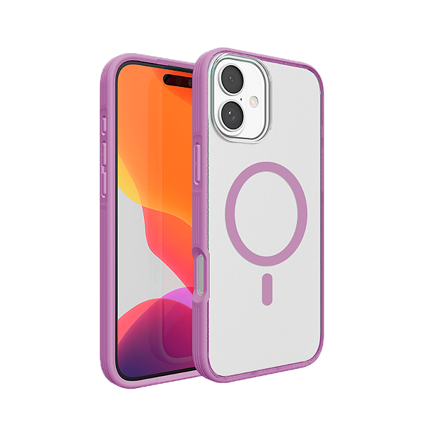 Capa Brave MagSafe iPhone 17 Roxa OBLI*