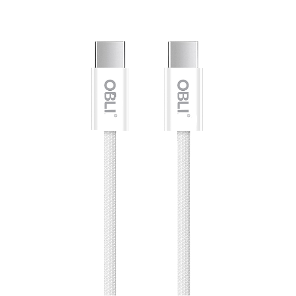 CABO OBLI 1,2MT TIPO C - TIPO C BRANCO
