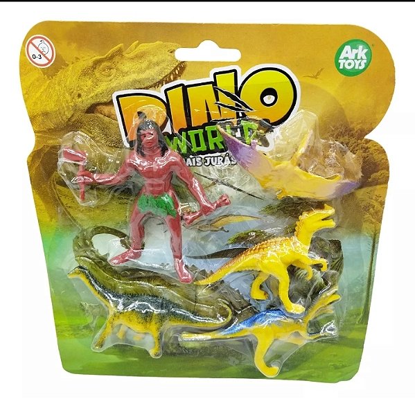 Kit Dinossauros e Homem das Cavernas
