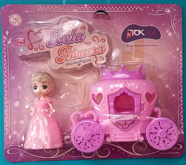 🌟 Bela Princesa com Carruagem - Tok Kids 🌟